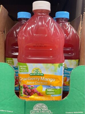 Craberry Mango Juice Cocktail front packaging