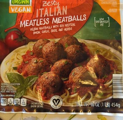 Vegan Zesty Italian meatless meatballs