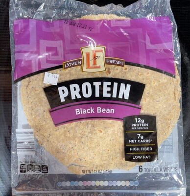 Protein Black Bean Tortilla
