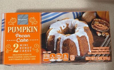 Pumpkin Pecan mini bundt cakes