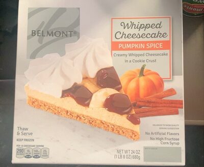 Whipped cheesecake pumpkin spice