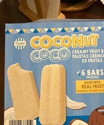 Coconut Coco Creamy Fruit Bars
