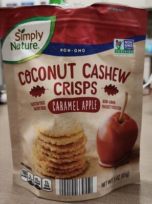 Coconut Cashew Crisps Caramel Apple