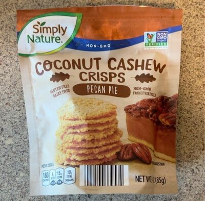 Coconut Cashew Crisps Pecan Pie