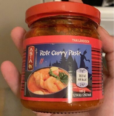 Rote curry paste front packaging