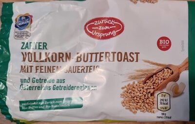 Vollkorn Buttertoast