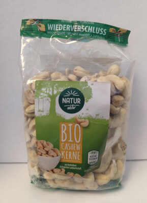 BIO CASHEW KERNE front packaging