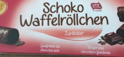 Schoko Waffelröllchen