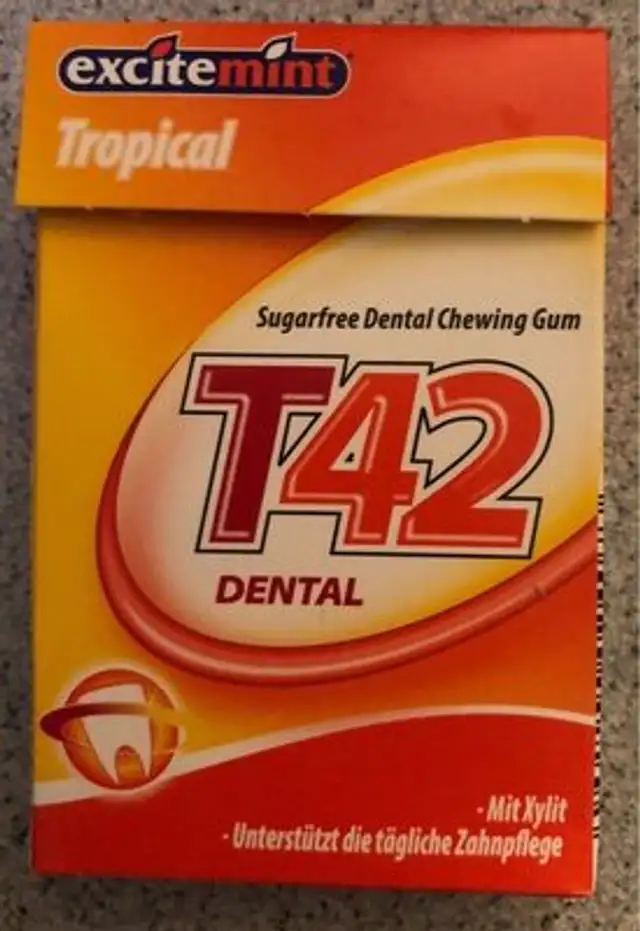 Tropical T42 DENTAL nutrition facts table