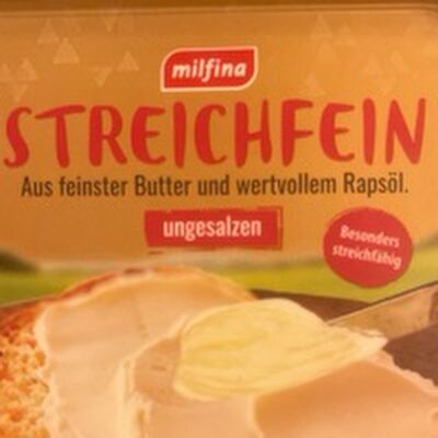 Streichfein ungesalzen