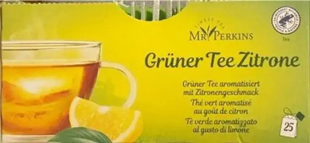 Thé vert aromatisé au citron