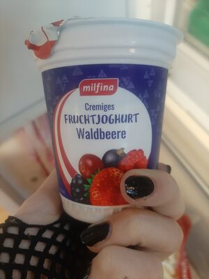 Cremiges Fruchtjoghurt Waldbeere