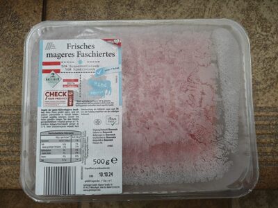 Frisches mageres Fadchiertes