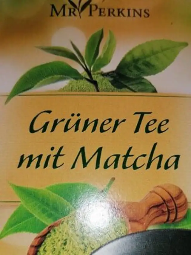 ,  thé vert avec matcha