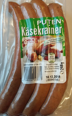 Puten Käsekrainer front packaging