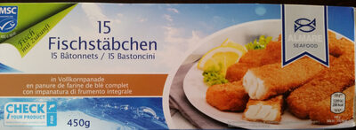 15 Fischstäbchen in Vollkornpanade