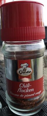 Chili flakes front packaging