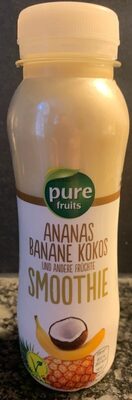 Smoothie - Ananas, Banane, Kokos