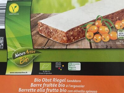 Barre fruitee bio a l'argousier