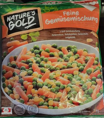 Erbsen, Karotten, Mais