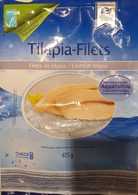 Filets de tilapia front packaging