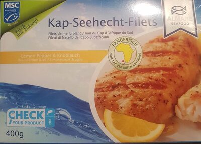 Filets de merlu blanc / noir du cap d'Afrique du Sud