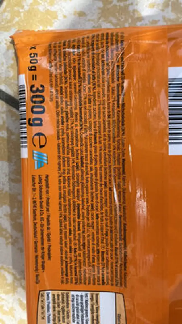 Unknown ingredients label