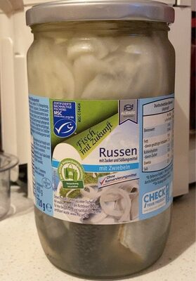 Russen mit Zwiebeln front packaging