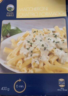 Patte aux fromages front packaging