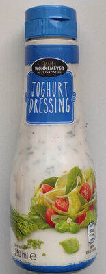 Joghurt dressing front packaging