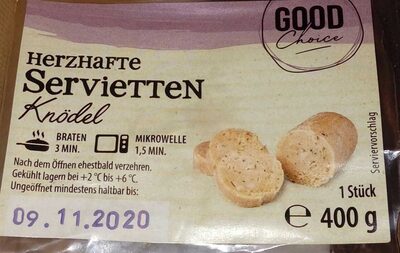 Herzhafte Servietten Knödwl