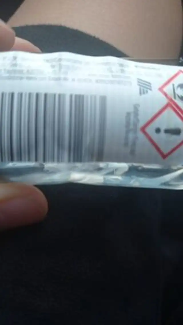 Unknown ingredients label