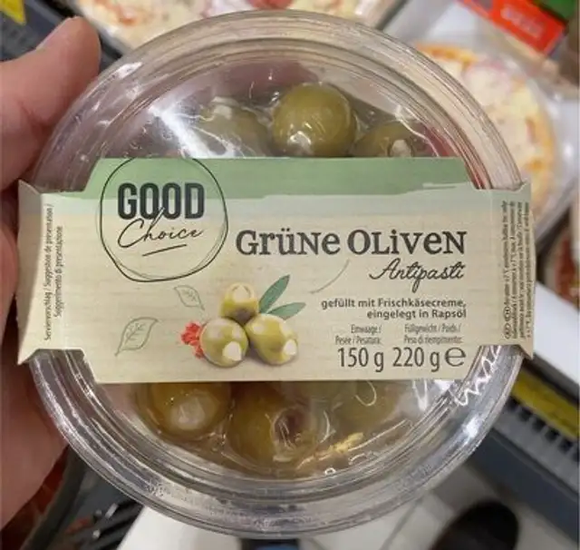 Grüne Oliven