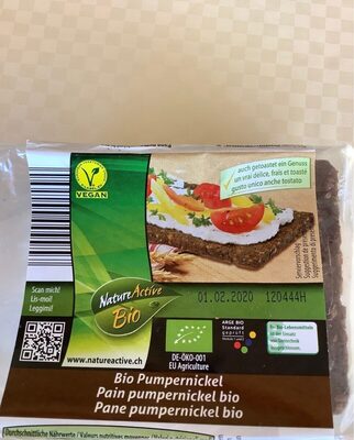Pain Pumpernickel bio front packaging