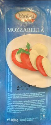 Mozzarella Carloni front packaging