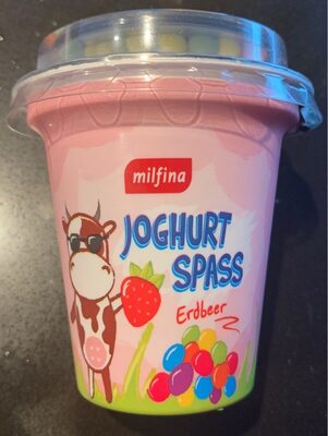 Joghurt Spass Erdbeer front packaging