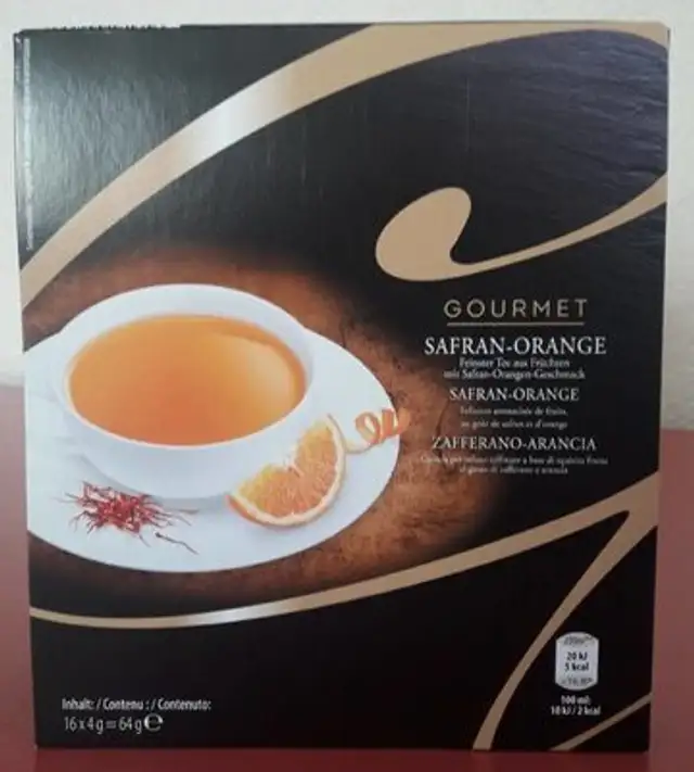 Infusion Safran-Orange
