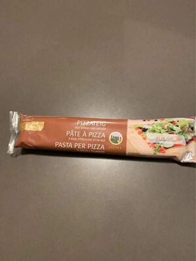 Pate à pizza épautre et blé
