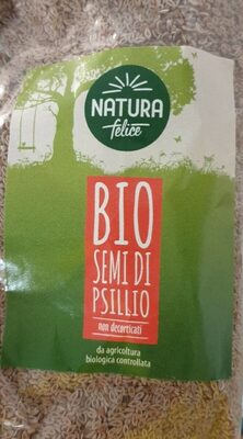 Bio semi di psillio front packaging
