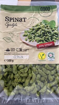 Gnocchetti agli spinaci ingredients label
