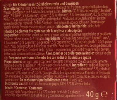 Chai me better nutrition facts table