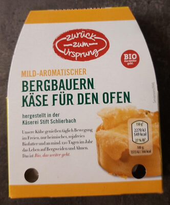Mild- Aromatischer Bergbauern Käse für dwn Ofen