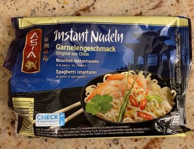 Instant Nudeln Garnele