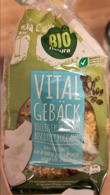 Vital Gebäck Kokos-Kürbiskerne