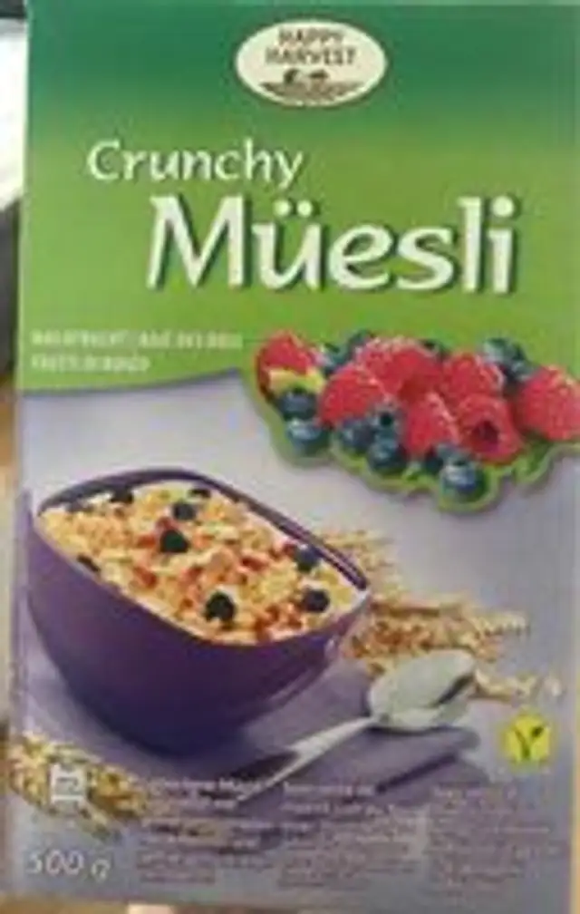 Crunchy muesli baie des bois