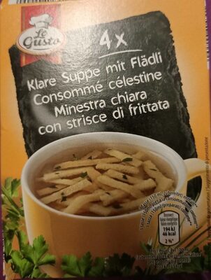 Consommé célestine