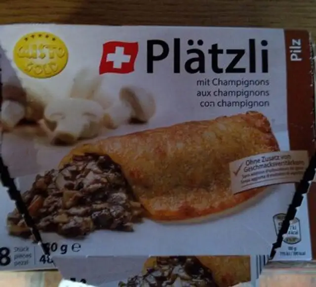 Plätzli au champignons