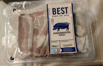 Escalope de filet de porc