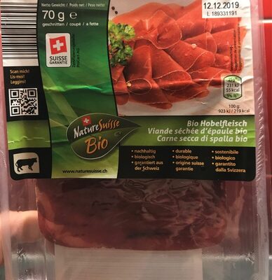Viande séchée d'épaule bio