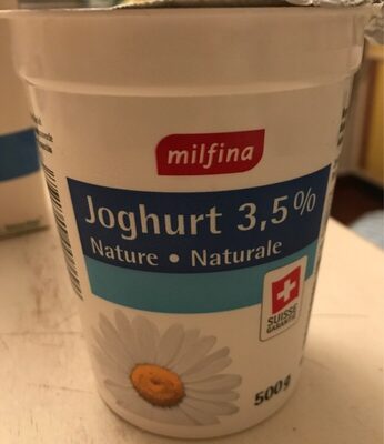 Joghurt 3.5 % Nature front packaging
